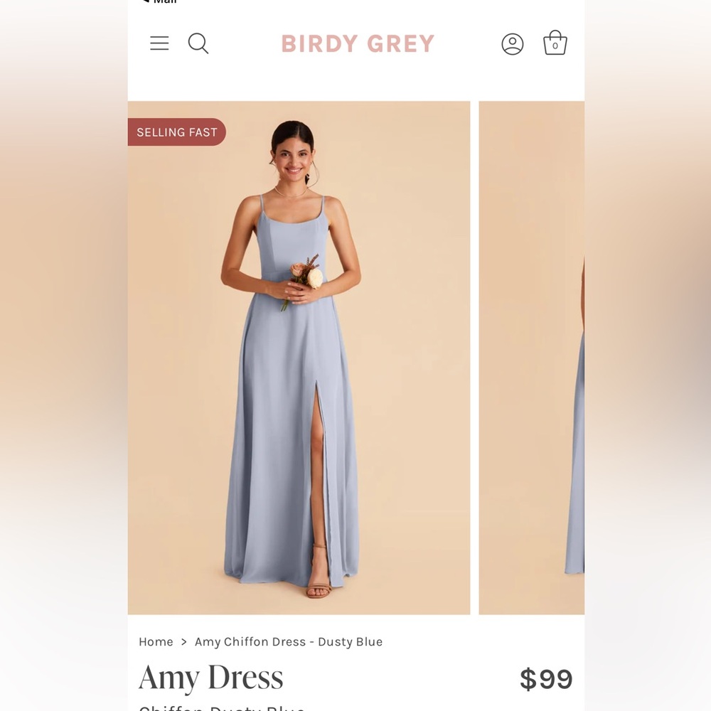 Birds Grey dress